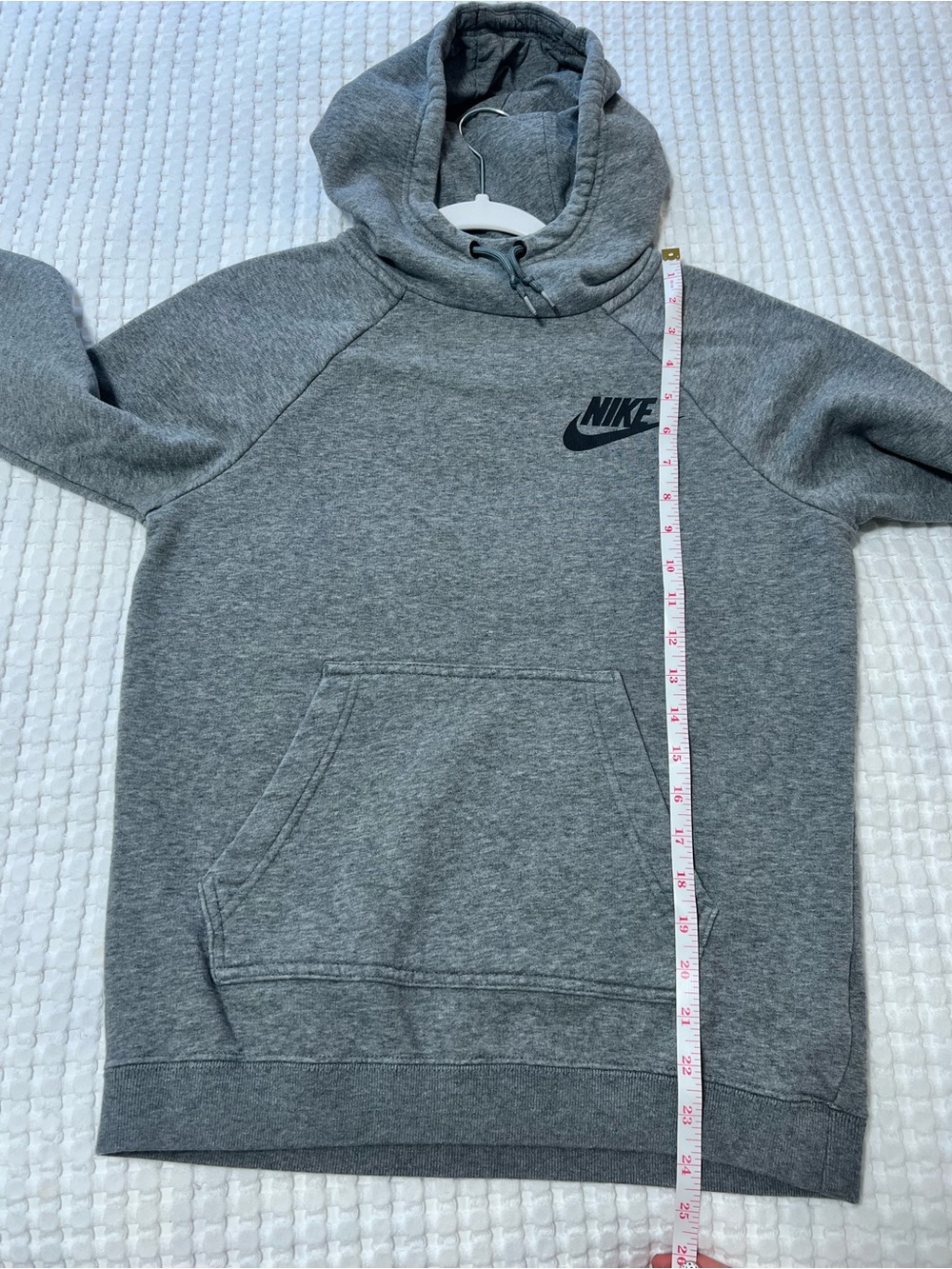 Nike Gray Pullover Hoodie - Picture 8 of 9